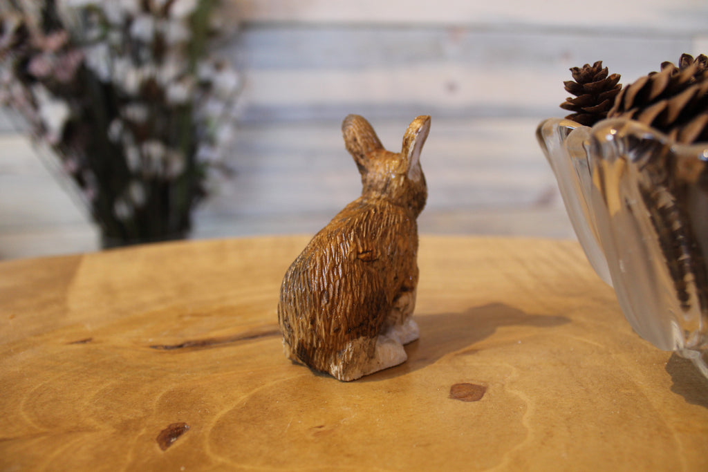 Hand Carved Wooden Alaska Hare