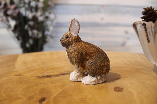 Hand Carved Wooden Alaska Hare